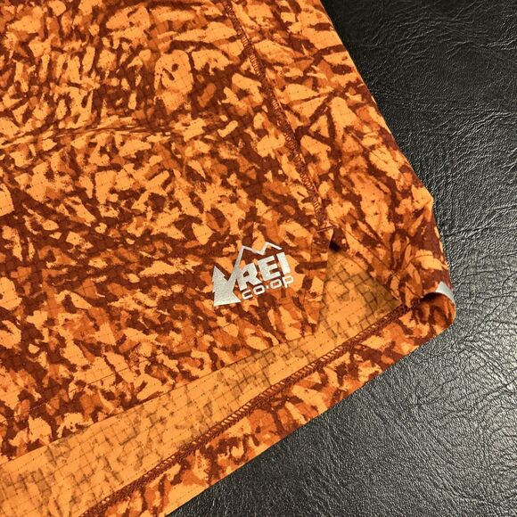 REI Co-op Swiftland 7” Running Shorts Mens Medium Orange Lined Trail Lightweight - Picture 4 of 6